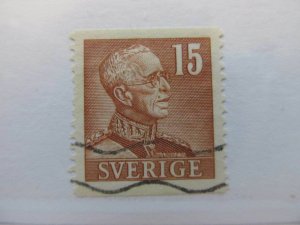 Sweden Suede Sweden 1940-42 15o Perf 12 1⁄2 Fine Green Used A13P13F157-