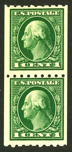 U.S. #410 MINT PAIR OG HR