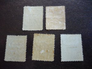 Stamps - Cuba - Scott# 247-252 - Mint Hinged Set of 5 Stamps