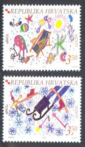 Croatia Sc# 552-553 MNH 2004 Europa