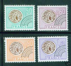 FRANCE Scott 1460-3 MNH** 1976 precancel set CV $9.10