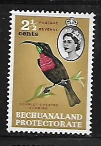 BECHUANALAND PROTECTORATE 182 MINT HING BIRDS