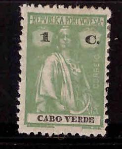 Cape Verde Scott 175 MH* Ceres stamp