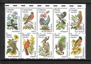 #1953-2002 MNH Top Full Gutter Block of 10 Collection / Lot