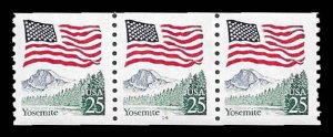 PCBstamps  US #2280a PNC3 75c(3x25c)Flag/Yosemite, (#14), MNH, (18)