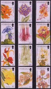 ST HELENA Sc #824-35 CPL MNH WILDFLOWERS