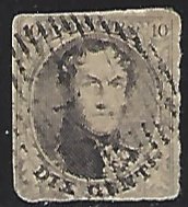 Belgium #6 Used Single Stamp Imperf. cv $8.50 (U2)