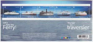 Canada  - #3388 Canadian Ferries Souvenir Sheet - 2023 - MNH