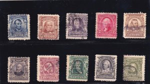 US great group from series of 1902-03 (110E)