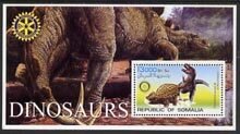 SOMALIA - 2002 - Dinosaurs #3 - Perf Souv Sheet - M N H - Private Issue