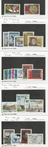 Finland, Postage Stamp, #440, 442, 445-456, 463, 465-6, 485-8 Used, 1966-69
