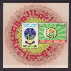 Pakistan 363a Souvenir Sheet MNH VF