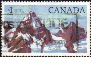 Canada 1984 Sc#934 $1 Glacier National Park USED-VF-NH.