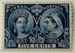 Canada #54 MINT XF LH - JUBILEE ISSUE