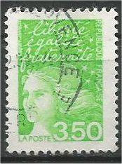 FRANCE, 1997, used 3.50fr, Marianne Scott 2596