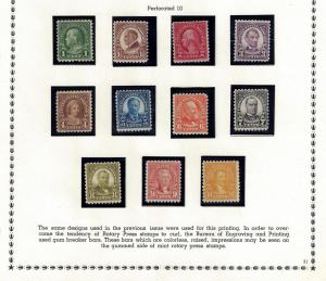 U.S. 565,696-701 FVF MNH SCV$131.25 Fresh