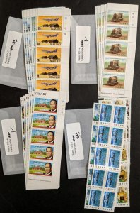 EDW1949SELL : NAURU Clean collection of all VF MNH Cplt sets & S/S. Sc Cat $327