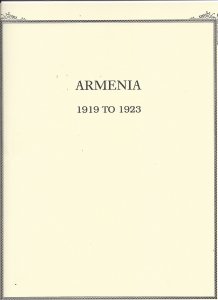 Armenia 1919 to 1923 In Mounts