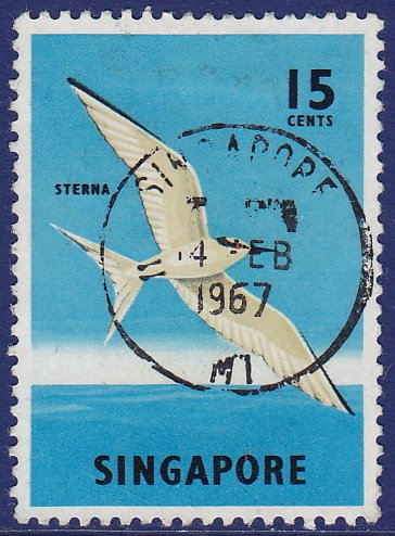 Singapore - 1966 - Scott #76 - used - Bird Tern