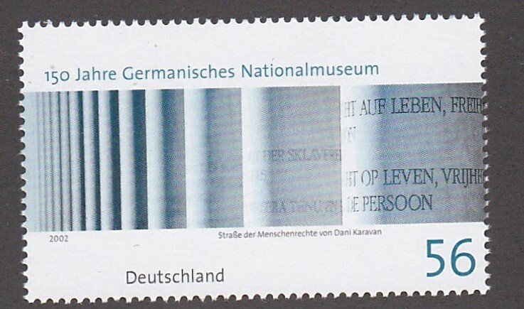 Germany # 2169,  Germanic Museum 150th Anniversary, Mint NH, 1/2 Cat.