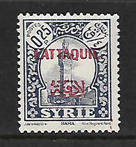 LATAKIA 6  MINT HINGED ISSUE OF 1933