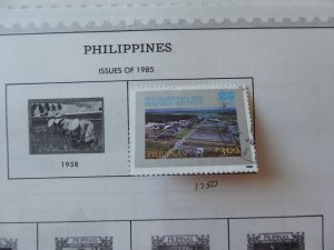 Philippines 1978-1991 Stamp Collection on Album Pages