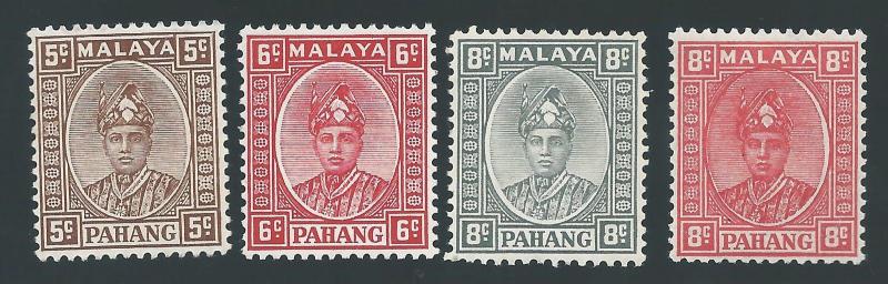 PAHANG 1935 SULTAN RANGE 2C-8C