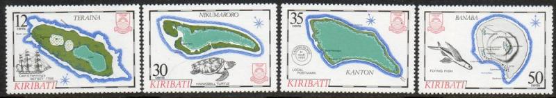 Kiribati  Scott  436-439  MNH  Complete