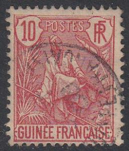 French Guinea 22 Used CV $2.40