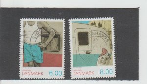 Denmark  Scott#  1527-1528  Used  (2011 Camping)