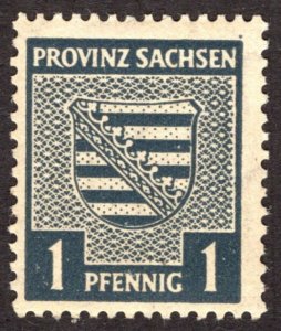 1961, Germany, Soviet Occupation of Saxony 1pf, MNH, Sc 13N1