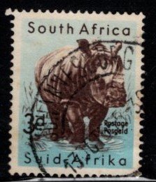 South Africa - #204 White Rhinoceros - Used