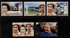 British Commonwealth - Vanuatu #555-559 QEII  40th Anniversary to throne MNH