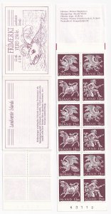 Iceland 648-651 MNH booklet Spirits of the North Eagle Bull Dragon M. Mörck (KN)