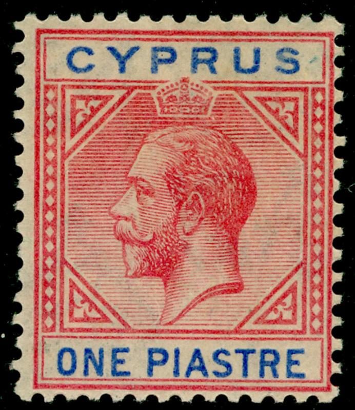 CYPRUS SG89, 1pi carmine & blue, M MINT. Cat £25.