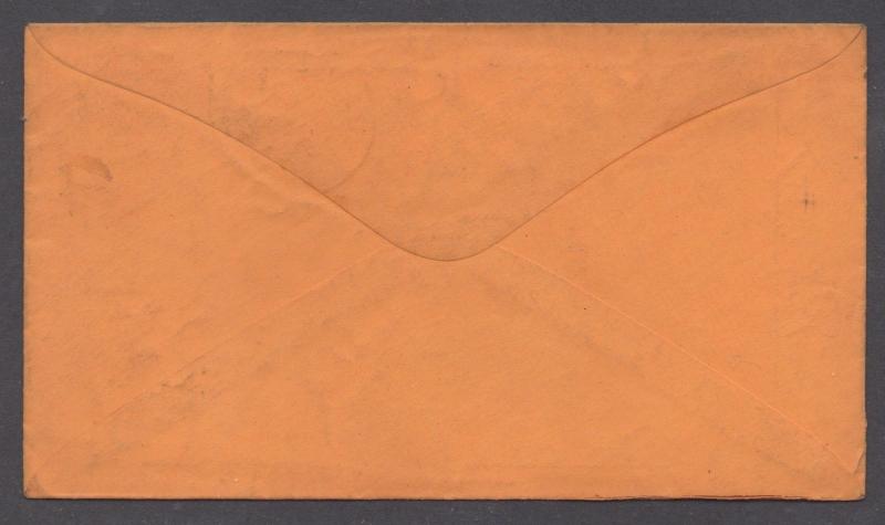 **US 19th Century Cover, Callaghans, VA, 5/4 CDS + Target F/C, DPO3