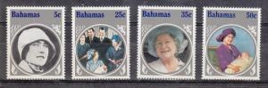 Bahamas Scott #580-583 MNH