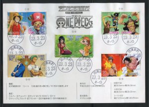 Japan 3318 One Piece FD Souvenir Folder  from 2011.