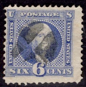 US Stamp Scott #115 Used SCV $200. Great Color.