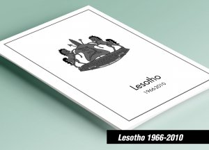 PRINTED LESOTHO 1966-2010 STAMP ALBUM PAGES (312 pages)