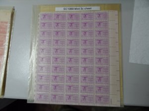 SC# 1089 full Sheet Mint
