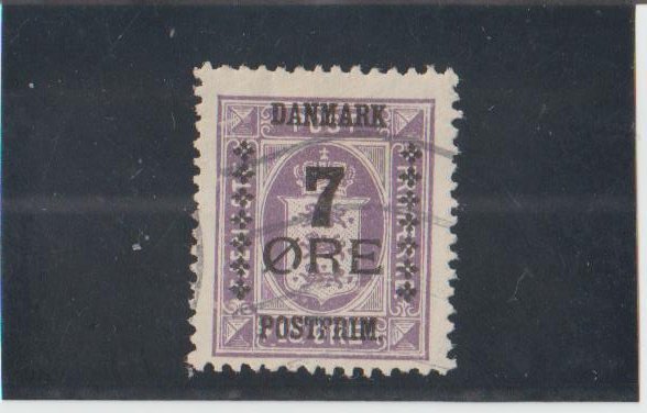 Denmark  Scott#  190  Used  (1926 Surcharged)