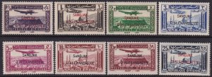 Alexandretta 1938 Sc C1-8 air post set most MLH*