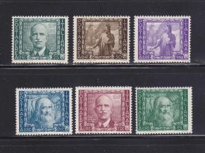Italy C100-C105 Set MNH Famous People