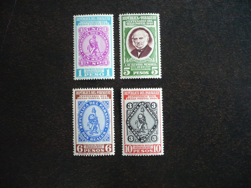 Stamps - Paraguay - Scott# 378-381 - Mint Hinged Set of 4 Stamps