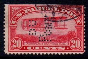 USA 1913 Scott Q8 used scv $30.00 BIN $9.99 Perfin
