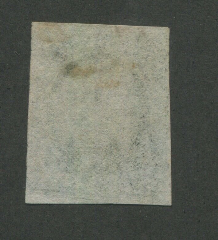 1847 United States George Washington Postage Stamp #2 Used VF Red Grid Cancel