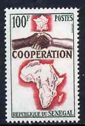 SENEGAL - 1964 - Fr, Afr, Malagasy Co-op - Perf Single Stamp - Mint Never Hinged