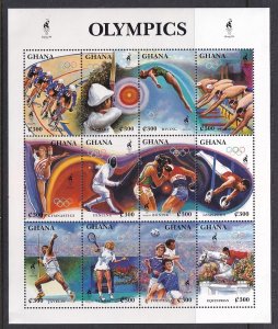 Ghana 1801 Summer Olympics Souvenir Sheet MNH VF