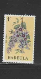 BARBUDA #171  1974  1c  FLOWERS     MINT VF NH  O.G